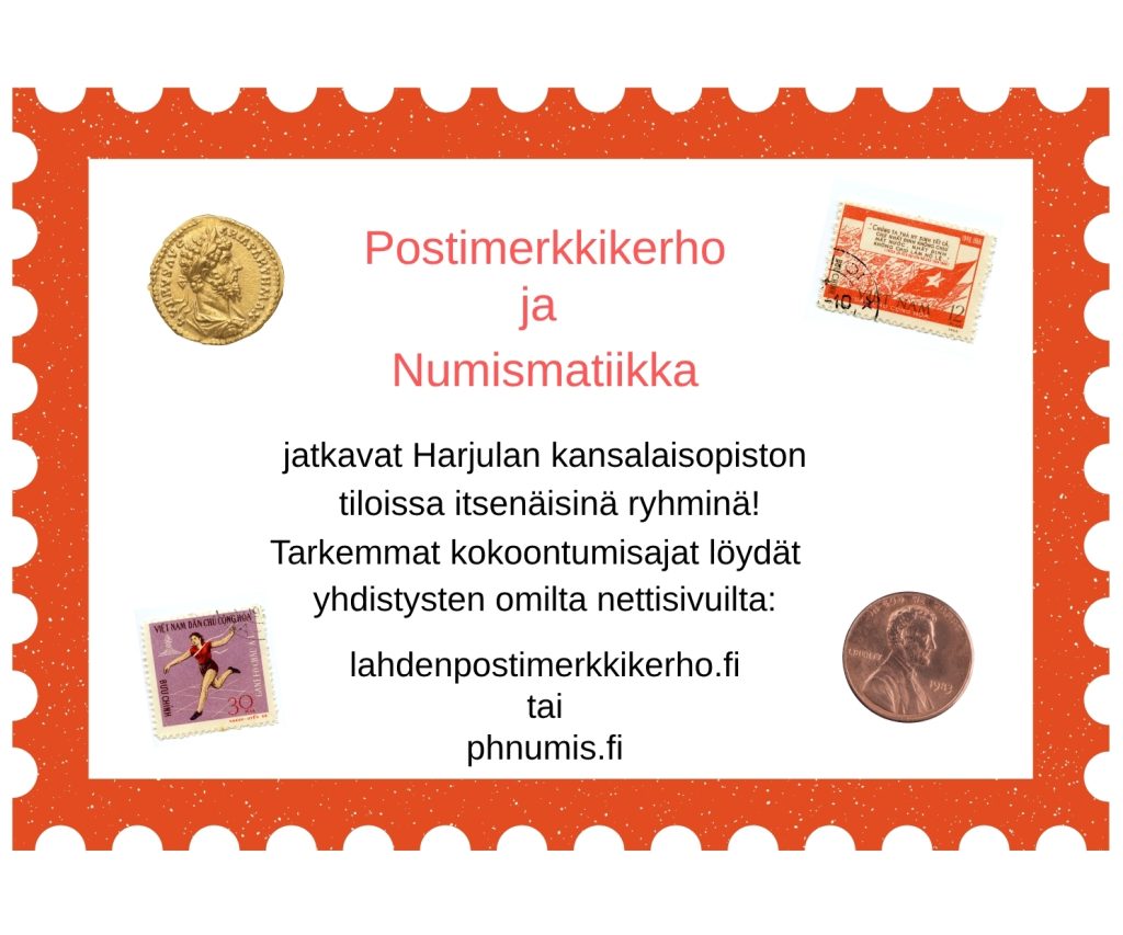 postimerkkikerho ja numismaatikot