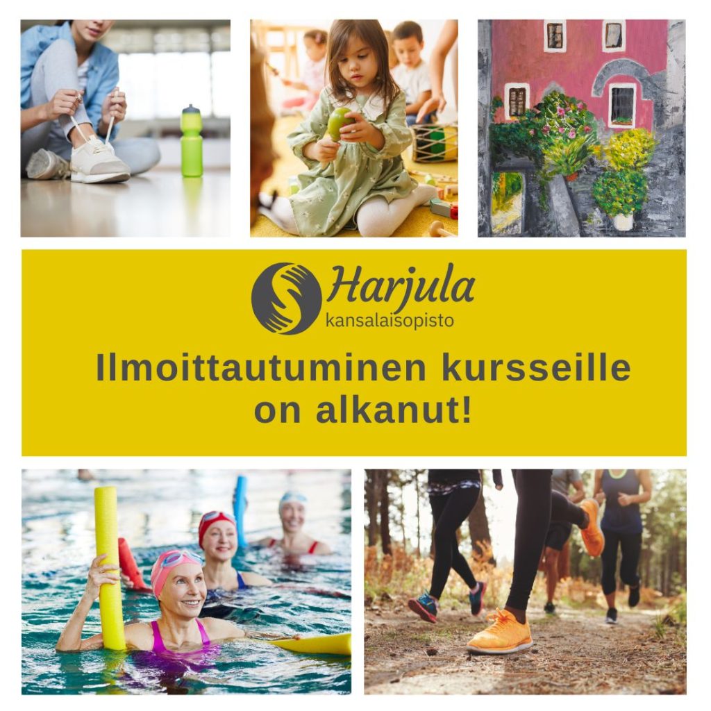 Harjula Kursseille ilmoittautuminen