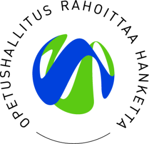 Opetushallituksen rahoittama hanke- logo