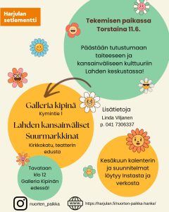 Nuorten paikan torstain aikataulu